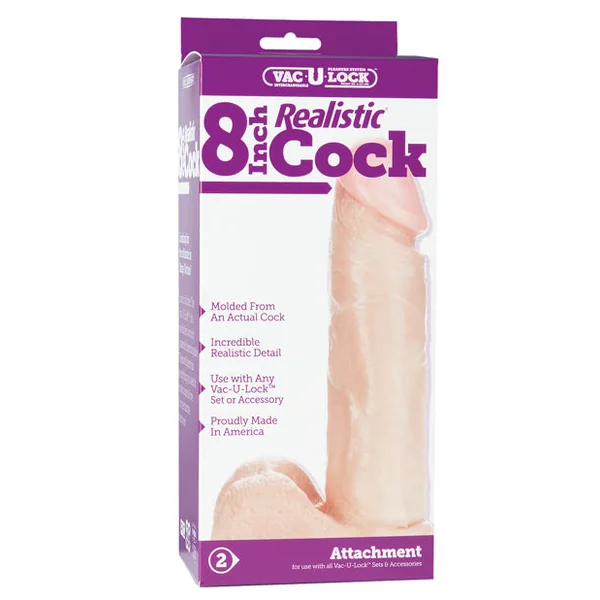 "Vac-u-lock 8"" Realistic"