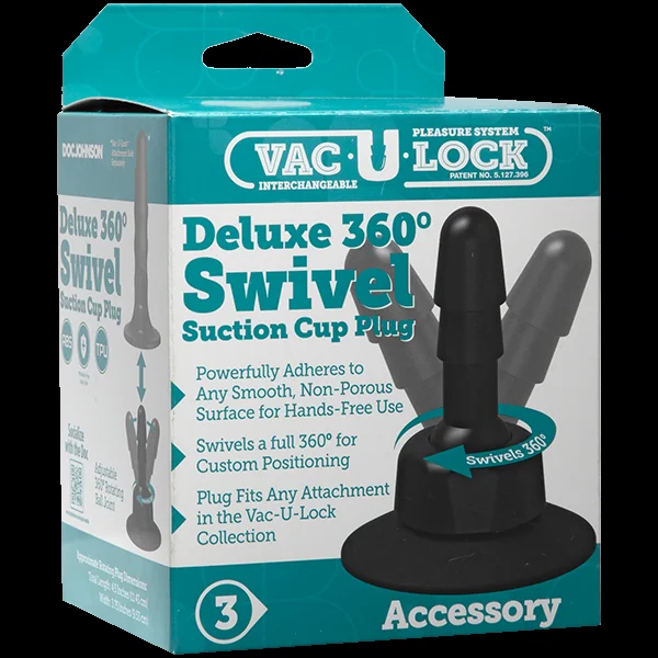 VAC-U-LOCK DELUXE 360 SWIVEL SUCTION CUP PLUG