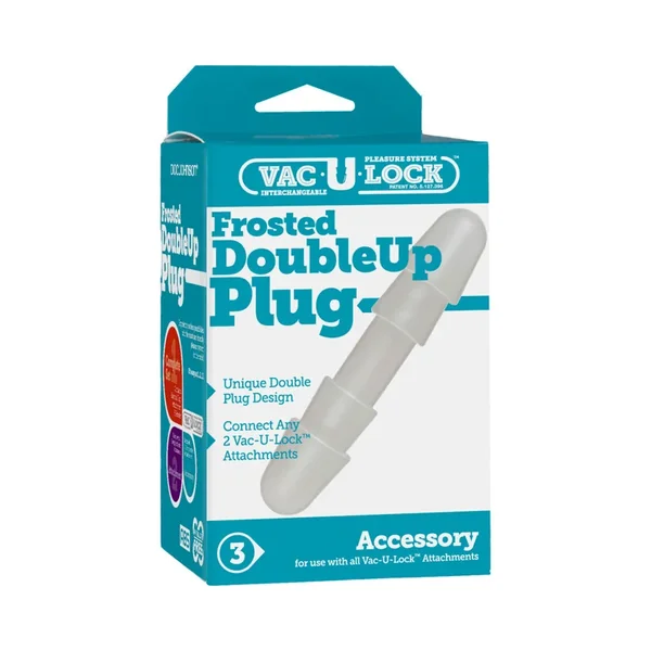 Vac-U-Lock – Frosted DoubleUp Plug Frost