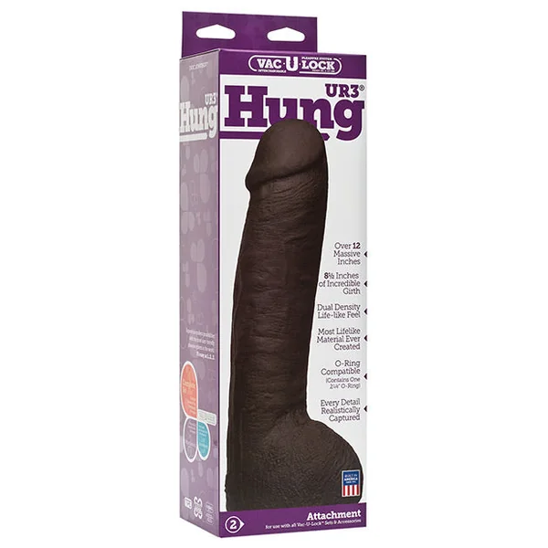 Vac-u-lock Ultraskyn 12" Hung - Chocolate