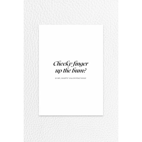 Valentines Card – Cheeky Finger