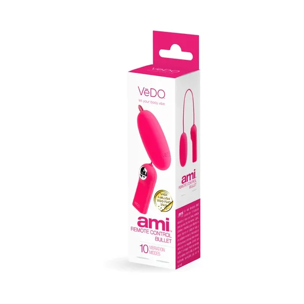Vedo Ami Remote Control Bullet Foxy Pink