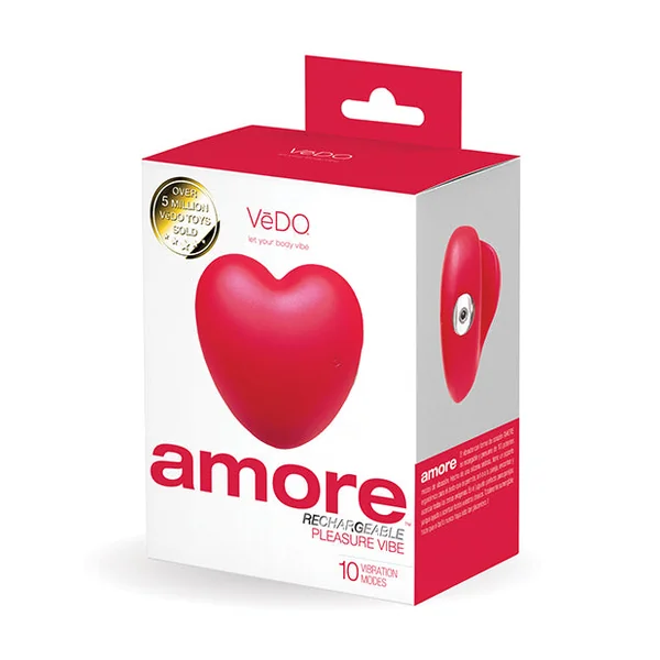 VeDo Amore Rechargeable Pleasure Vibe - Red