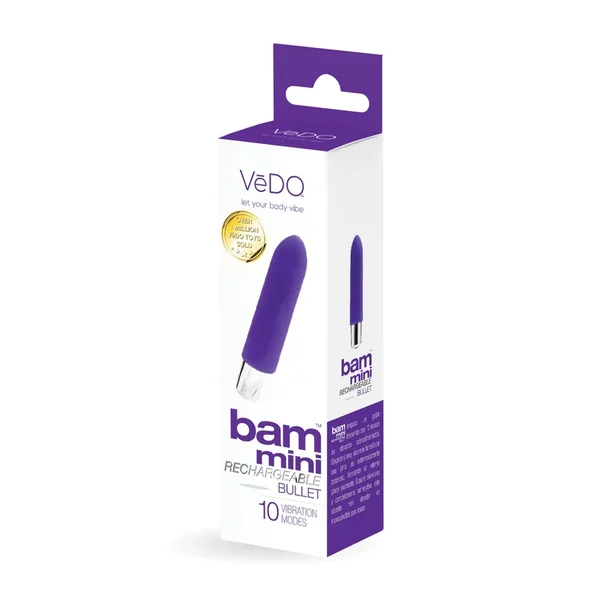 VeDO Bam Mini Rechargeable Bullet Vibe – Into You Indigo