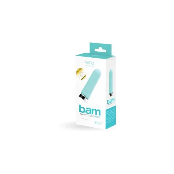 VeDO Bam Rechargeable Bullet, Turquoise