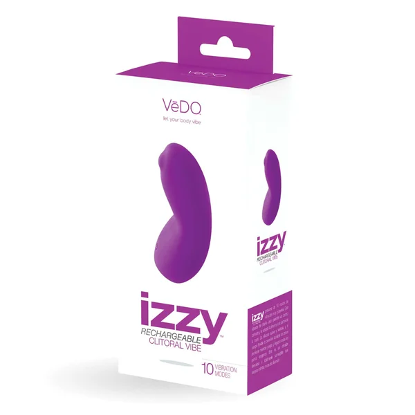 VeDO Izzy Rechargeable Clitoral Vibe – Violet Vixen