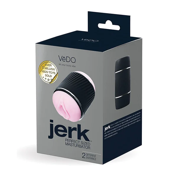 VeDO Jerk Masturbation Sleeve - Black/Pink