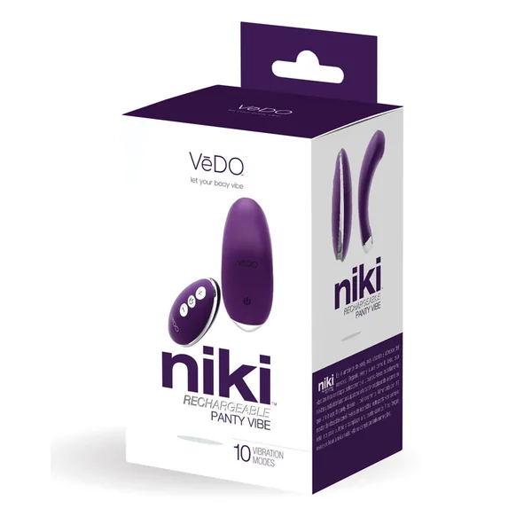 VeDO Niki Rechargeable Panty Vibe – Deep Purple