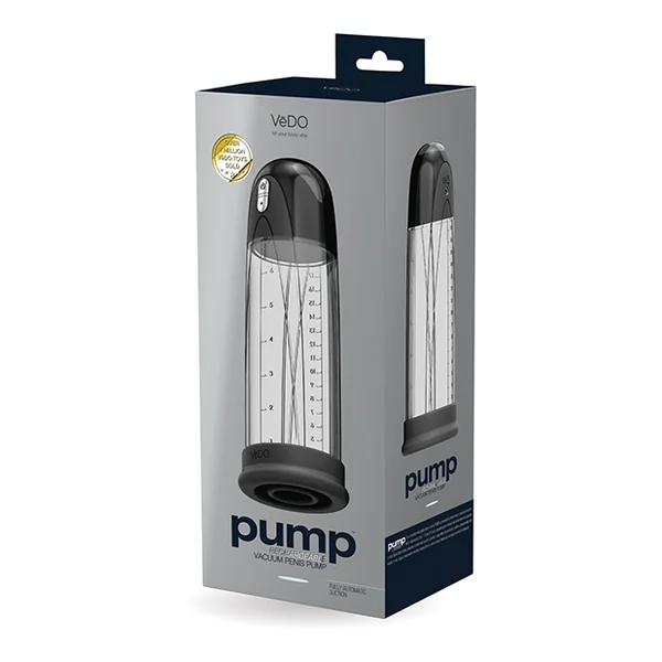 VEDO PUMP RECHARGEABLE VACUUM PENIS BLACK