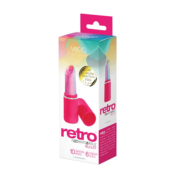 VEDO RETRO RECHARGEABLE BULLET PINK