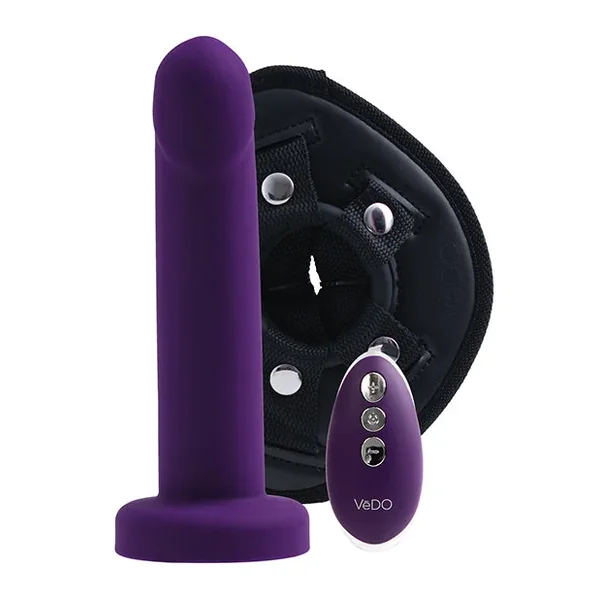 Vedo Strapped Rechargeable Vibrating Strap On