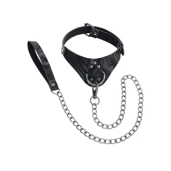 Velvet Noir Collar & Leash