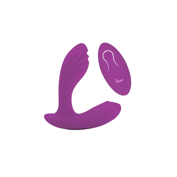 VIBEN EPIPHANY ROLLERBALL CLIT MASSAGER BERRY