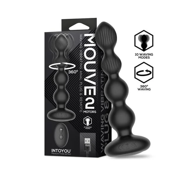 Vibrating anal balls with undulation - Secwell - Mouve