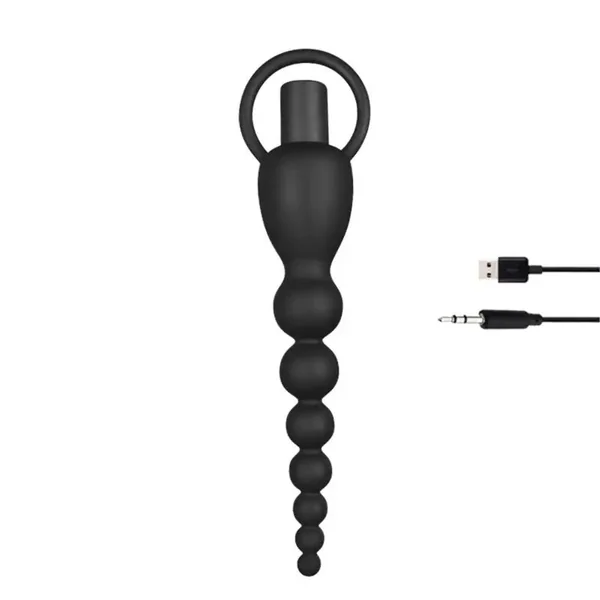 Vibrating Anal Beads Anal Plug Vibrator Vibration Mode Prostate Massager
