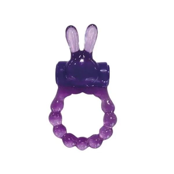 Vibrating Bunny Ring - Purple