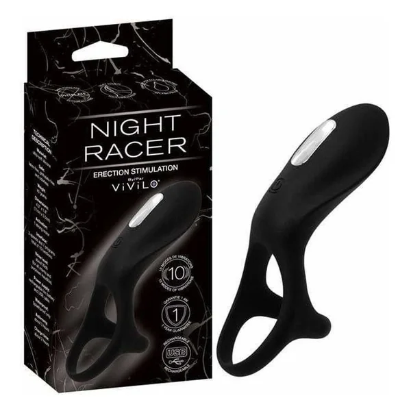 Vibrating Cock Ring - Vivilo - Night Racer