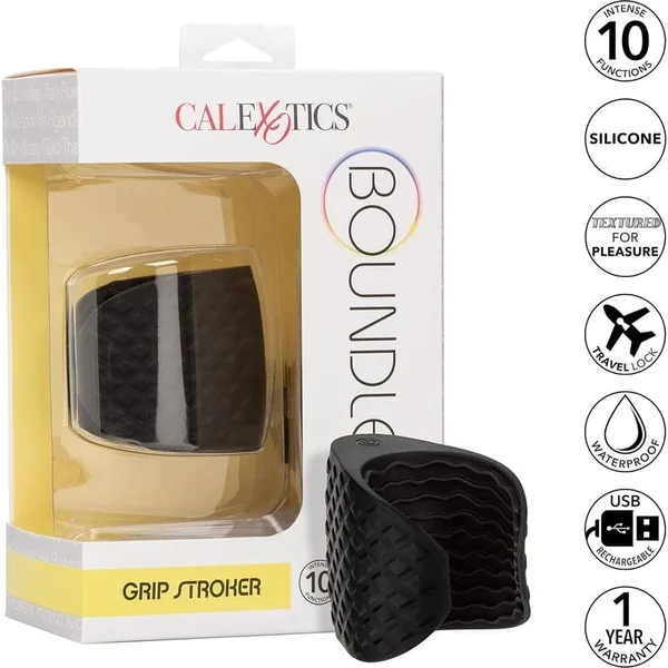 Vibrating masturbator - Calexotics - Boundless Grip Stroker