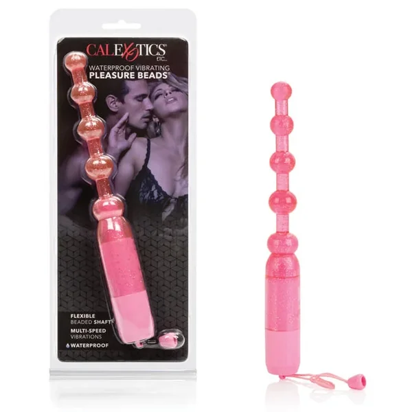 Vibrating Pleasure Beads Waterproof – Pink