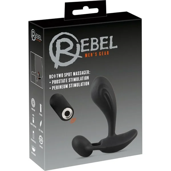 Vibrating Prostate Stimulator - Rebel - RC Two Spot Massager