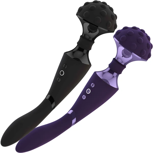 Vive Shiatsu Double Action Rechargeable Silicone Bendable Massaging Wand