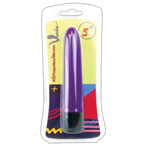 Voodoo 10X Pulsations Vibrator-Purple 5″