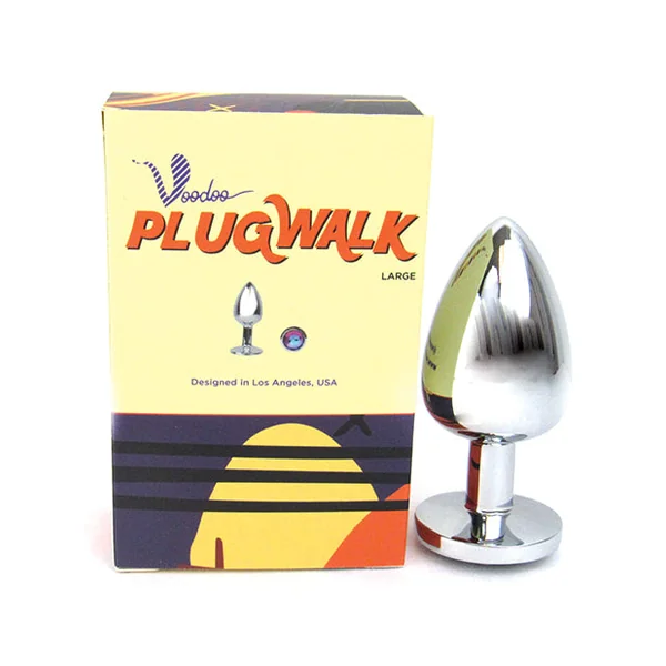 Voodoo Plug Walk Large Stainless Steel - Silver