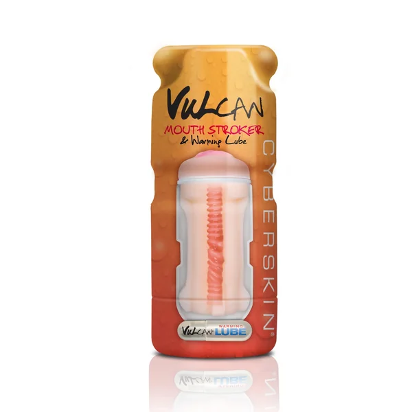 Vulcan Cyberskin - Mouth Stroker & Warming Lube - Light