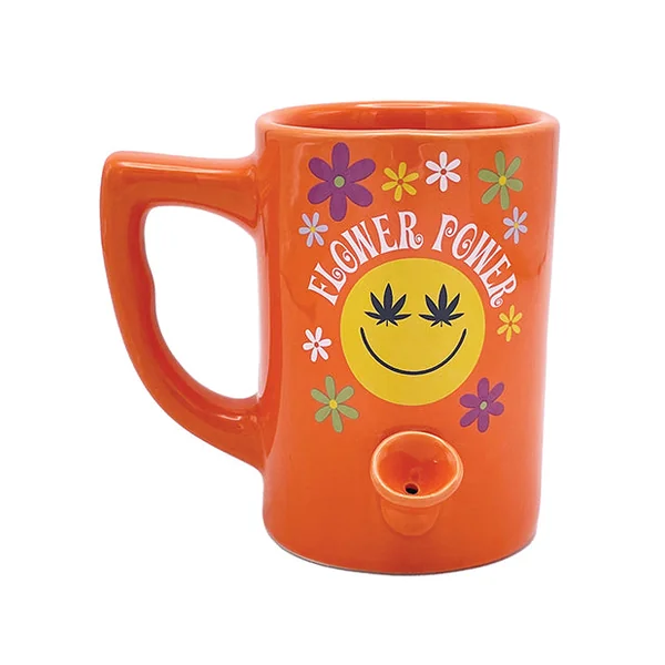 Wake & Bake Flower Power Coffee Mug - 10 Oz