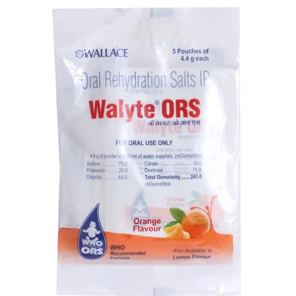 WALLACE PHARMACEUTICALS WALYTE ORS ORANGE POWDER