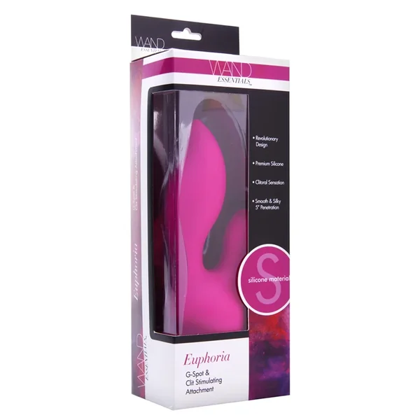 Wand Essentials Euphoria G-Spot and Clit Stimulating Silicone Wand Massager Attachment