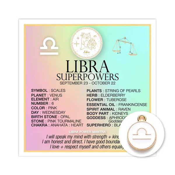 Warm Human – Mini Card Zodiac Libra