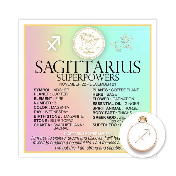 Warm Human – Mini Card Zodiac Sagittarius