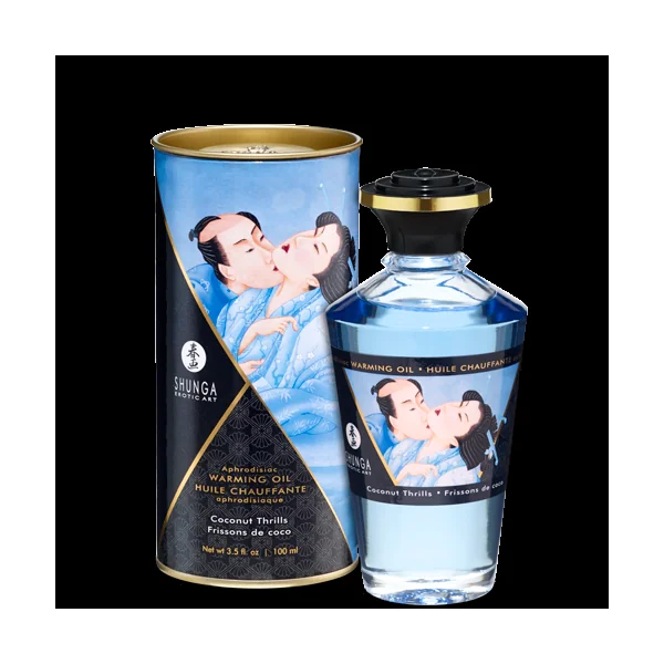 WARMING MASSAGE OIL COCONUT THRILLS 3.5 OZ