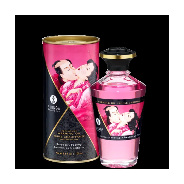 WARMING MASSAGE OIL RASPBERRY 3.5 OZ