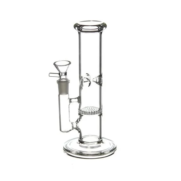 Water Pipe 9 Inch Straight Tube With Honeycomb