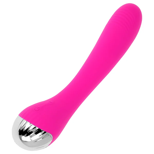 Waterproof vibrator bullet g-spot dildo clit ohmama flexible stimulation 19cm