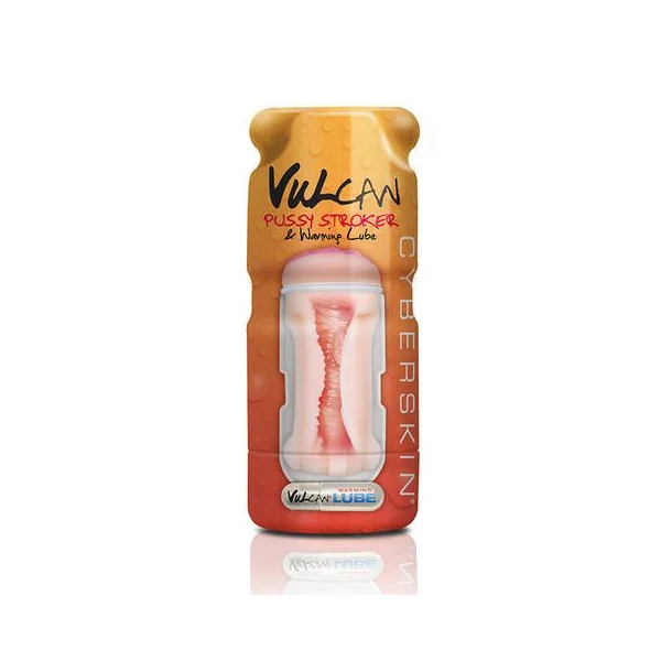 (WD) CYBERSKIN VULCAN PUSSY ST W/WARMING LUBE