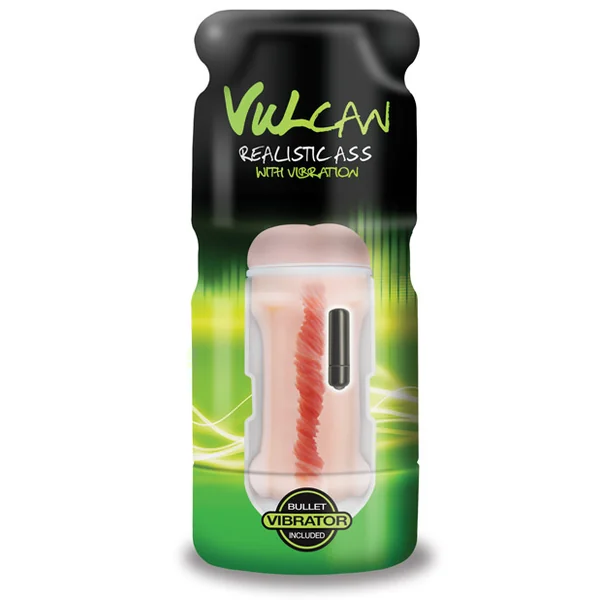 (WD) CYBERSKIN VULCAN REALISTI ASS W/VIBRATION CREAM STROKER