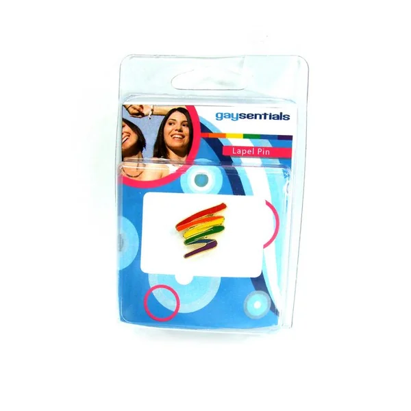 (WD) GAYSENTIALS LAPEL PIN RAI SQUIGGLE