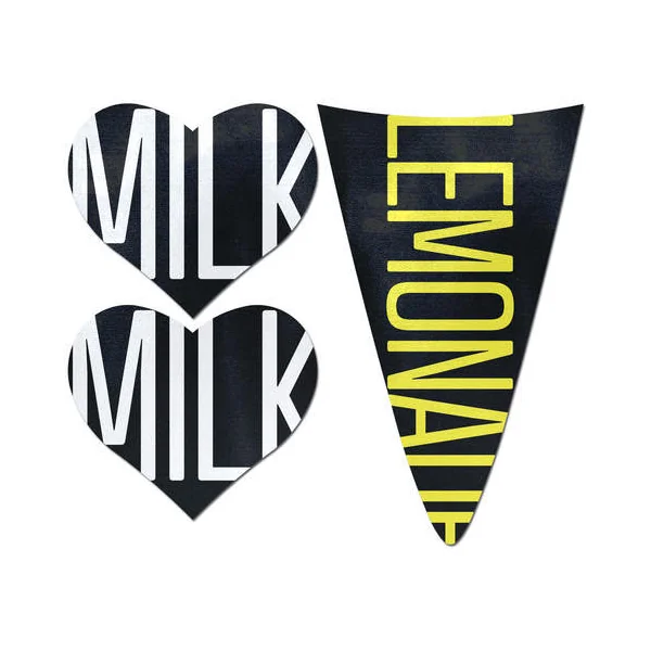 (WD) PASTEASE BIKINI SET MILK LEMONADE PASTIES & MERKIN