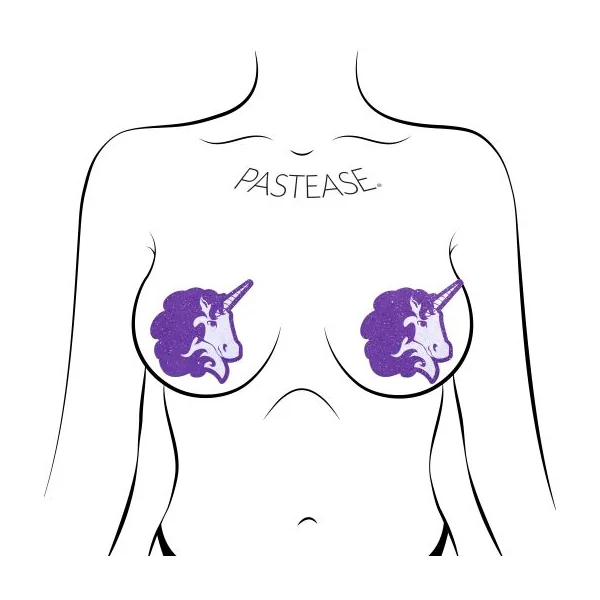 (WD) UNICORN PURPLE GLITTER