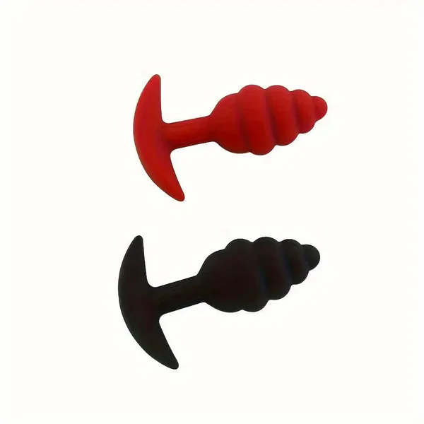 Wear Spiral Silicone Anal Plug Adult Product For Men Women Sex Toy