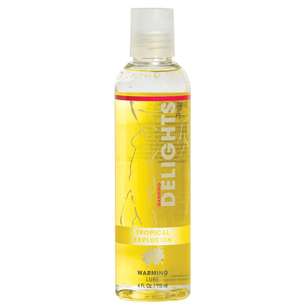 Wet Warming Delights Flavored Lubricant - Tropical Explosion 4oz
