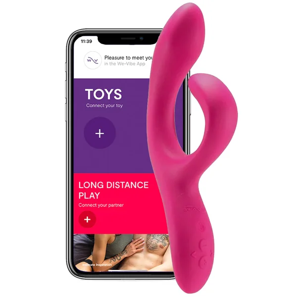 We-Vibe Nova 2 Rabbit Vibe in Fuchsia