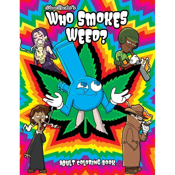 “Who Smokes Weed?” Colouring Book