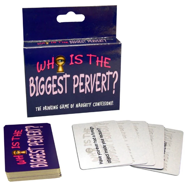 WHOS THE BIGGEST PERVERT CARD GAME