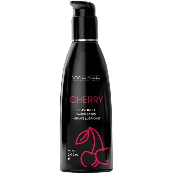 Wicked Aqua Cherry Water Based Personal Lubricant 2 fl oz