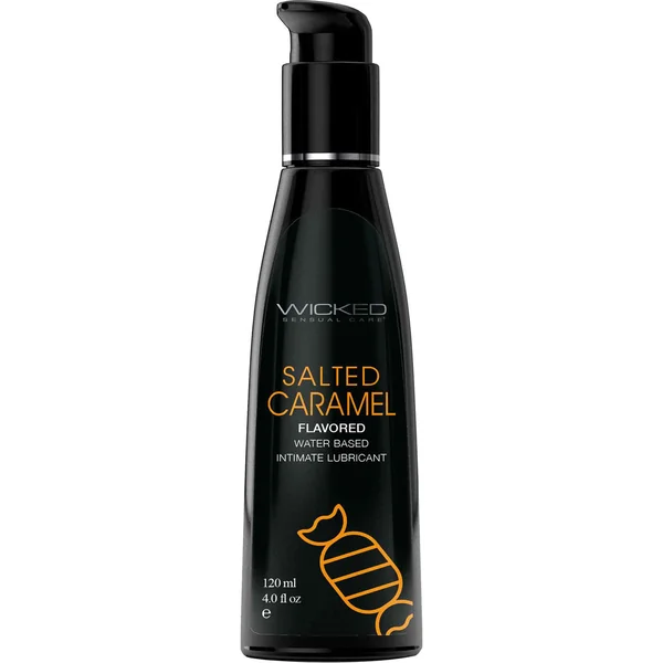 Wicked Aqua Salted Caramel Water Based Personal Lubricant 4 fl oz