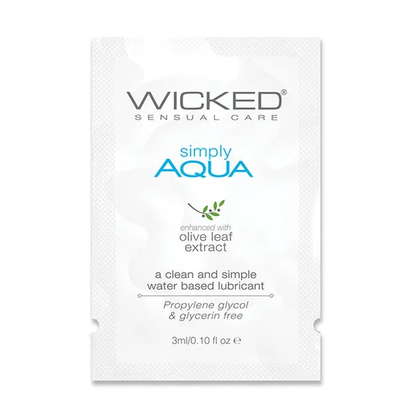 Wicked Sensual Care Simply Aqua Water Based Lubricant